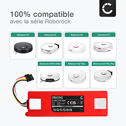 Avis Batterie pour Roborock E5, S5, S6, S7, S8 Pro Ultra, Q7 Max, Q7 Max Plus Xiaomi 5200mAh de CELLONIC