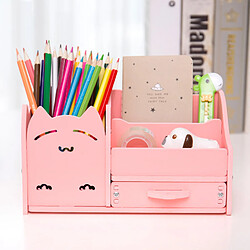 Universal Porte-stylo multifonctionnel, mode créative, étudiants coréens, adorables accessoires de bureau, boîtes de rangement, organisateurs de bureau, tiroirs.