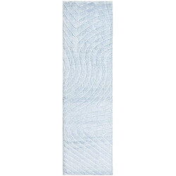 Vidal Tapis de couloir en laine 292x81 bleu Darya