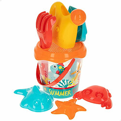 Color Baby Set de jouets de plage Colorbaby polypropylène (16 Unités)