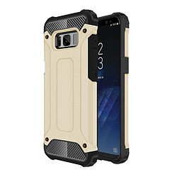 Wewoo Coque renforcée or pour Samsung Galaxy S8 Rugged Armure TPU + PC Combinaison Cas