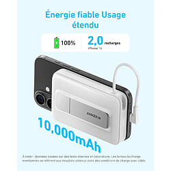 Avis SANAG Zolo Power Bank Magnétique, Batterie Externe Portable 10000Mah Sans Fil Avec Recharge Rapide 30 W ., Câble Usb-C Intégré Et Support Ajustable, Pour Iphone Séries 15/14, Airpods, Et Bien Plus