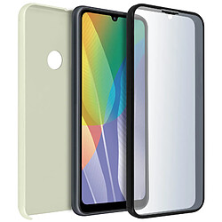 Avizar Coque Huawei Y6p Protection Arrière Rigide + Avant Souple Or