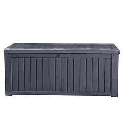 Keter Boîte de rangement de jardin Rockwood 570 L Anthracite