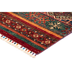 Avis Vidal Tapis de laine 240x172 rouge Torkman