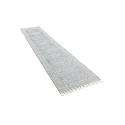 Vidal Tapis de couloir en laine 404x81 gris Darya