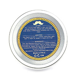 Avis hommes baume à barbe laissez-dans apprivoiser coiffant conditionneur moustache cire eucalyptus