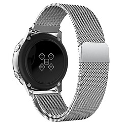 Acheter Wewoo Bracelet de poignet en acier inoxydable magnétique Milanis WatchBand pour Galaxy Watch Active 20mm (Argent)