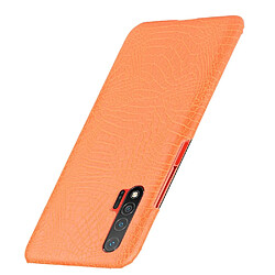 Avis Wewoo Coque Pour Huawei Nova 6 5G Antichoc Crocodile Texture PC + PU Case Orange