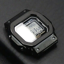 Coque en métal noir pour votre Casio G-SHOCK GW-5000/5035/DW5600/GW-M5610