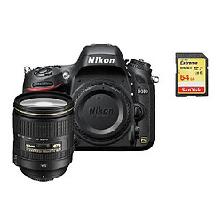 NIKON D610 + AF-S 24-120MM F4G ED VR + 64GB SD card