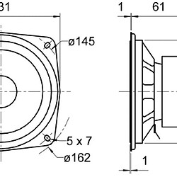 Alpexe VS-SC13/8 - Haut-parleur (4007540080130)