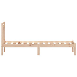 Acheter vidaXL Cadre de lit sans matelas bois massif