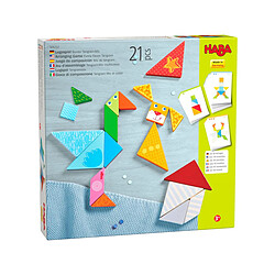 Haba - Jeu d’assemblage Tangram-Mix multicolore