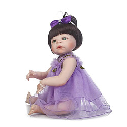 Universal Poupée bébé régénérée quai silicone souple 22/55 cm réaliste poupée jeune fille mariée.