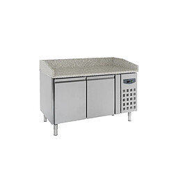 Table Pizza Réfrigérée 2 portes Profondeur 800 - Combisteel