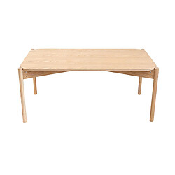 Avis INTEMPORA Table basse en MDF rectangulaire - L.90 x H. 48 cm - Beige