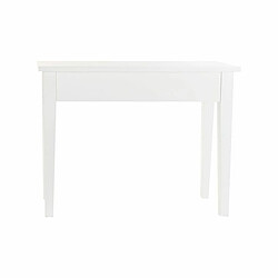 Console DKD Home Decor Blanc Bois de manguier (100 x 45 x 78 cm)