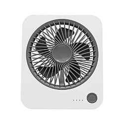 (Blanc) Nouveau Ventilateur de Bureau Portable Ultra-Mince Puissant Ventilateur de Circulation D'Air Silencieux Mini Ventilateur USB pour Bureau Maison Chambre Dortoir