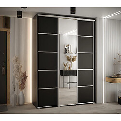 Abiks Meble Armoire DAVOS 5 À Portes Coulissantes 235,2/180/45 3 Portes