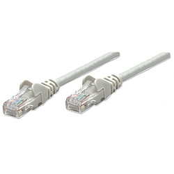 Disney Intellinet 318228 Câble Réseau, RJ45 Connecteur Mâle, Cat 5e UTP CCA, Gris, 0,5 m