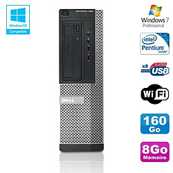 PC DELL Optiplex 390 DT G630 2.7Ghz 8Go 160Go Graveur DVD WIFI HDMI Win 7 Pro - Occasion