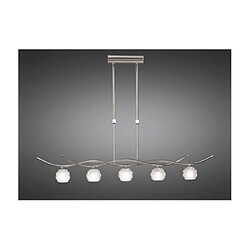 Luminaire Center Suspension Dali Chrome poli