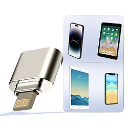 Acheter Lecteur Carte Micro-SD / TF vers Lightning Transfert Rapide Compact LinQ Argent