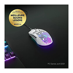 Souris gamer filaire ultra légere - STEELSERIES - AEROX 3 (2022) EDITION SNOW - Blanc