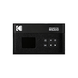 Kodak Imprimante MS200 - Impression 2.1x3.4, iOS/Android, Haute Qualité, Résiste à l'Eau / Empreintes, Cartouche Tout-en-Un - Noir - Noir