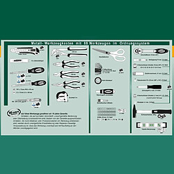 Brüder Mannesmann Boîte à outils en métal 88 pcs