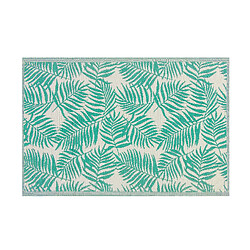 Acheter Beliani Tapis extérieur vert émeraude au motif feuilles de palmier 120 x 180 cm KOTA