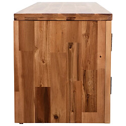 Acheter vidaXL Meuble TV bois massif d'acacia 120 x 35 x 40 cm