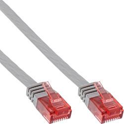 InLine Flat patch cord UTP Cat.6 7m Grey