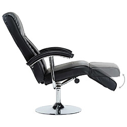 Acheter vidaXL Fauteuil TV noir similicuir