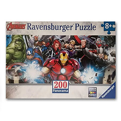 Ravensburger Puzzle 200 pièces panoramique : Avengers : L'équipe des super-héros