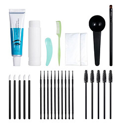 Eye Lashes Sourcils Tattoo Dye Tint Eye Brow Mascara Cream Kit Châtaigne