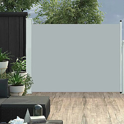 vidaXL Auvent latéral rétractable de patio 140x500 cm Gris