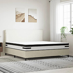 vidaXL Matelas à ressorts ensachés moyen plus 200x200 cm