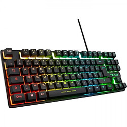 Acheter Clavier Gaming - AZERTY - THE G-LAB - Keyz CAESIUM-TKL - Sans Pavé Numérique - Rétroéclairé - Noir