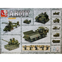 Jeu de construction SLUBAN Elements Army Series Forces Terrestres