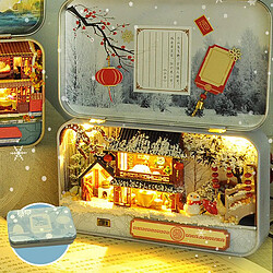 Avis DIY Dollhouse Miniature Box Theatre Artisanat Art Artisanat Cadeau Vintage Hiver Maison Puzzles Kit Jouets pour Anniversaire/Valentine de jour