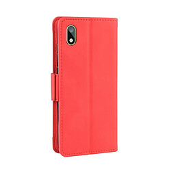 Acheter Wewoo Housse Coque Étui en cuir à Motif peau de veau de style portefeuille pour Huawei Y5 2019 / Honor 8Savec fente carte séparée rouge