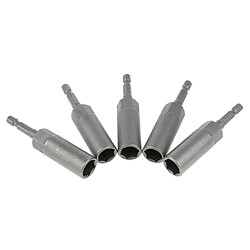 Acheter 5 pièces foret douille écrou pilote ensemble adaptateur adaptateur tige hexagonale 12mm