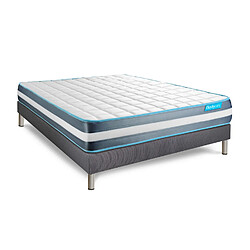 Avis Bodycare Ensemble 140x190 matelas BodyForm à Mémoire de forme 3 zones + sommier kit gris