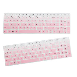 2x Couverture De Peau De Clavier D'ordinateur Portable En Silicone Pour HP 15.6