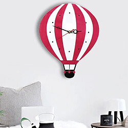 Wewoo Horloge murale 11 * 10 pouces Enfants Chambre Décor À Batterie Ballon En Forme de Mute Non Tic-tac Ronde Mur Quartz