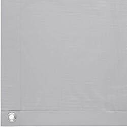 Helloshop26 Brise vue brise vent film anti regards clôture paravent PVC pour balcon gris 90 cm 2208230