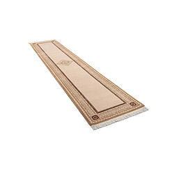 Vidal Tapis de couloir en laine 399x81 brun Darya