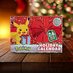 Calendrier de l'Avent Pokemon 2021 24 cadeaux à l'intérieur avec Pikachu de Noël